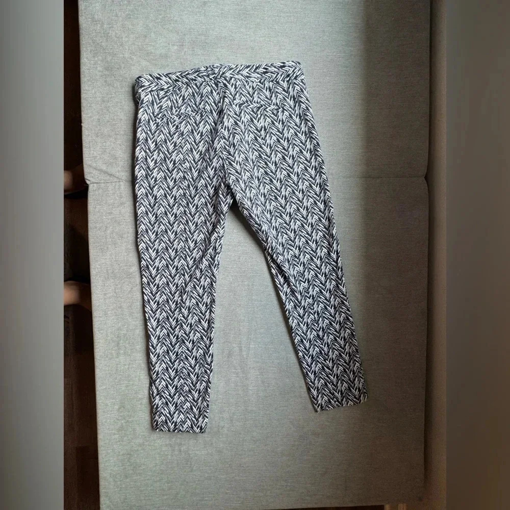 Women’s Gap Ultra Skinny Stretch Pant - blue and white, size 4 - Picture 2 of 9